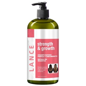 Lance Private Label Soins des cheveux Shampooing Batana Vegan Favoriser la croissance des cheveux Réduire la perte Réparation Dommages Shampooing à l'huile de Batana - Product Image 1