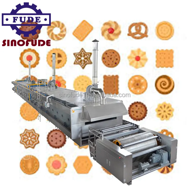 High capacuty milk sandwich biscuit machine cookies biscuit processing line