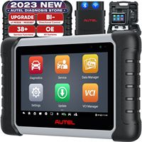 Alat diagnostik pemindai OBD2 MK808Z-BT, untuk Autel MaxiCOM MK808BT PRO, sistem Penuh tes aktif dua arah mesin baterai