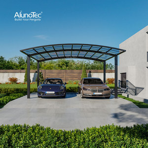 Abri de voiture en aluminium et polycarbonate de haute qualité en forme de M pour maison et <span class=keywords><strong>garage</strong></span> - Product Image 2