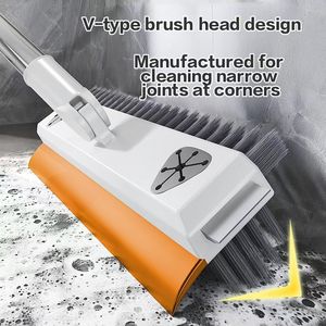 Support mural de nettoyage de salle de bain en fer trois-en-un avec rainure de sol sans angle mort pour <span class=keywords><strong>brosse</strong></span> de toilette <span class=keywords><strong>balai</strong></span> grattage balayage - Product Image 4