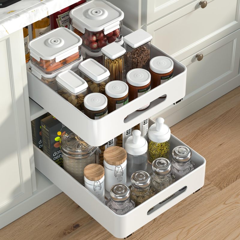 Pull Out Cabinet Organizers Metal Heavy