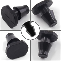 DaringFish Bouchon d'extrémité de tuyau POM 4/7 pouces avec trou de micro-pulvérisation pour l'irrigation goutte à goutte de jardinage, connecteur de tuyau d'eau, noir