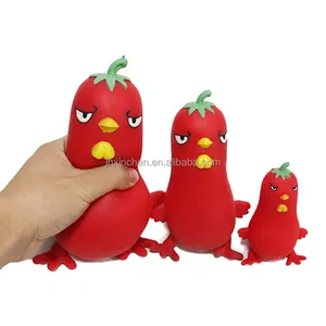 Fun Customized Chicken Squeeze Toys Soft And Creative Chili-Shaped Gifts For Children And Adults