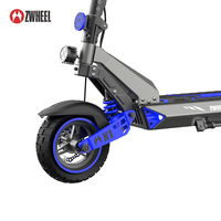 Trottinette électrique pliable portable 48V pour adultes, pneus de 10 pouces, cadre en alliage d'aluminium, fabricant original de trottinettes électriques