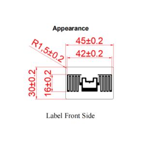 Impinj m730 thụ động RFID khách sạn Linen tag có thể giặt UHF truy cập giám sát ICS cho giặt theo dõi-oem/ODM nhà máy trực tiếp - Product Image 5