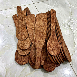COCO-ECO Ustensiles de cuisine écologiques minimalistes en bois de coco 100% avec plus de 20 pièces, sans couvercle de casserole - Product Image 1