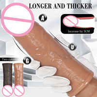 Anneau pénien réaliste en silicone pour homme, extensible, épaissi, creux, étanche à 100 %, jouet sexuel pour adulte, vente en gros