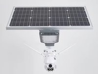 Caméra solaire de vidéosurveillance avec lumière caméra solaire de vidéosurveillance avec lumière solaire sur poteau