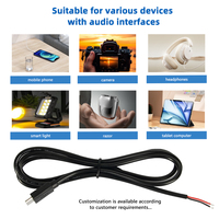 Cable de Carga y Sincronización Micro USB Macho de 4 Núcleos 24AWG de 1m para Sensor de Impresora 3D, Transferencia de Archivos y Carga de Tablet PC