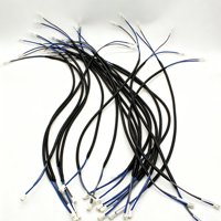 Harness Kabel Kustom Bersertifikasi CE ROHS, Konektor XH Putih Dua Sisi, Kabel PVC Biru Abu-abu untuk Perangkat Kontrol Elektronik