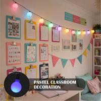TSINYE Feenlichterkette RGB mit Timer 8 Modi Bunte Lichterkette für Schlafzimmer Wohnheim Klassenzimmer Party Innen- und Außendekoration