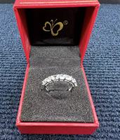 Bague géométrique en argent sterling 925 à la mode pour femmes, empilable, vendable en gros, polyvalente pour un usage quotidien