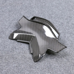 ฝาครอบที่นั่งตรงกลางคาร์บอนไฟเบอร์แห้ง100% 3K สำหรับ Kawasaki ZX-10R 2021 + แผงที่นั่งตรงกลางของรถจักรยานยนต์ - Product Image 3