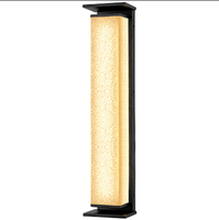 Applique murale LED d'hôtel en aluminium carrée moderne IP65 étanche pour extérieur, villa, portail, jardin, couloir, balcon