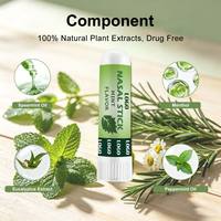 Inhalateur nasal aromatisé CM personnalisé à la menthe et aux extraits botaniques, soulagement rapide du stress et stimulation énergétique, conçu pour les modes de vie occupés