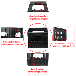 JOIN Construcción <span class=keywords><strong>de</strong></span> plástico duradero con latas <span class=keywords><strong>de</strong></span> cerveza organizadoras <span class=keywords><strong>de</strong></span> colores brillantes <span class=keywords><strong>y</strong></span> botellas Cesta <span class=keywords><strong>de</strong></span> cerveza <span class=keywords><strong>de</strong></span> 12 rejillas Tipo C - Product Image 3