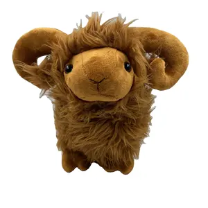 Nouveau cadeau de jouet en peluche transfrontalier vente en gros de jouets en peluche en peluche de vache de bétail Highland mignons et personnalisés