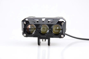 Accesorios para sistema de iluminación de motocicleta, luz de faro Led, haz Alto y Bajo, doble color, <span class=keywords><strong>Mini</strong></span> bombilla led de 4 ojos - Product Image 6