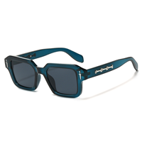 Lunettes de soleil unisexes UV400 2026 de haute qualité, légères en PC transparent, motif léopard, monture carrée, logo personnalisable, polarisées, tendance