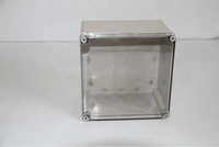 Boîtier de distribution en acier inoxydable, panneau de commutation, boîtier métallique IP65 304/316