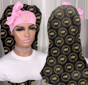 Custom logo BABY and ADULT Mommy and Daughter <strong>Bonnets</strong> Silk Hair Double Layer <strong>Bonnets</strong> Bling Diamond <strong>Bonnets</strong> with Headwraps - Product Image 5