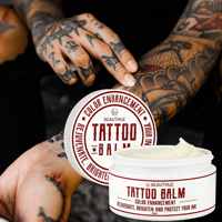 100% Mantequilla de tatuaje vegana para antes, durante y después del proceso de tatuaje Lubrica hidrata y cura la piel para el cuidado del tatuaje