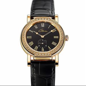 Reloj de Mujer con Caja Redonda y Diamantes, Estilo Retro, Alta Calidad, Unisex, Movimiento Tourbillon Antiguo Chino - Product Image 5