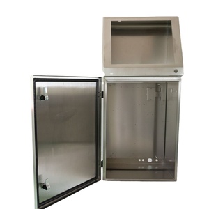 Armadio di controllo industriale <span class=keywords><strong>BRICO</strong></span> personalizzato con parte superiore inclinata, montaggio a parete, custodia elettrica <span class=keywords><strong>per</strong></span> operazioni, IP67, in acciaio al carbonio - Product Image 1