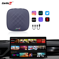 Boîte multimédia Carlinkit Carplay Android 13, boîte Carplay sans fil, boîte AI Carplay, dongle sans fil Drivelink, GPS pour YouTube