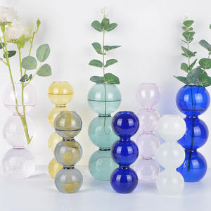 Einzigartiges Design Dekorative Blasenglas-Blumenvase Günstige Borosilikat-Vase <span class=keywords><strong>Terrarium</strong></span> - Product Image 3