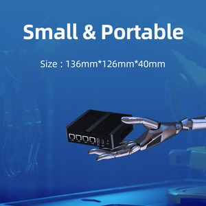 Mini Computadora Industrial Sin Ventilador Helorpc, Procesador Intel N100, Cuatro Puertos LAN, RS485, RS232, Pfsense, Firewalls, Soft Router, Gat - Product Image 5