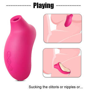 Giocattoli sessuali di alta qualità 8 tipi modalità di aspirazione orale per donne giocattolo del sesso in silicone clit leccatura vibratore lingua vibratore - Product Image 2