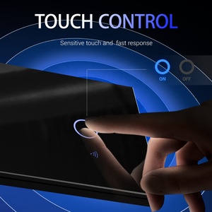 Interrupteur mural intelligent Wi-Fi à écran tactile en verre trempé 2 voies, compatible avec Tuya, Smart Life et Alexa, norme américaine - Product Image 3