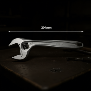 ประแจปรับได้ 294 มม. แบบเมตริก ปลายเปิด สำหรับซ่อมเครื่องจักรกล - Product Image 3