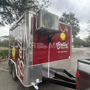 Offres Spéciales Chine Modèle de meilleure qualité Remorque mobile pour aliments Casse-croûte santé Chariot camion Concession Remorque Chariot mobile à vendre - Product Image 3