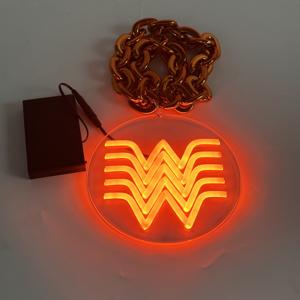 Su misura lo spirito di squadra ha condotto il Logo luce al Neon collana sportiva catena prodotti <span class=keywords><strong>Cheerleading</strong></span> con accessorio squadra di calcio - Product Image 6