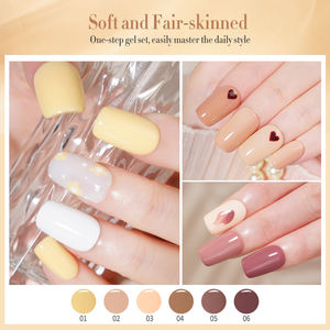 <span class=keywords><strong>Kit</strong></span> de vernis à ongles en gel RS Nail 6 couleurs en une seule étape, vernis à ongles en gel cristal, gel UV <span class=keywords><strong>semi</strong></span>-<span class=keywords><strong>permanent</strong></span>, vernis à ongles en gel à étiquette privée - Product Image 4