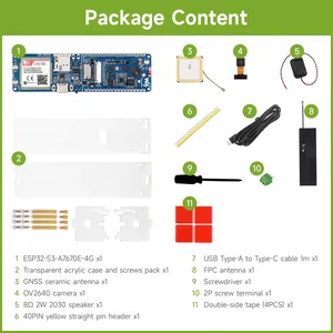 Placa DE DESARROLLO A7670E 4G Cámara WiFi // Teléfono/posicionamiento GNSS de la placa de desarrollo de la red - Product Image 6