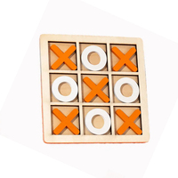 Individuelles Tic-Tac-Toe Holzspiel für Kinder