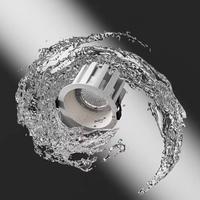 IP65 Round led downlight Installation encastrée étanche design moderne éclairage commercial 12w pour supermarché zone alimentaire avant-toit