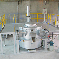 Vente en gros de fours industriels fonderie métal moulage sous pression alliage d'aluminium four acier fer métal fusion four électrique à induction