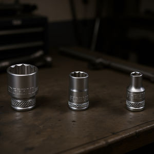 Llave de vaso poligonal Fervi, serie normal, 12 puntas, acero al cromo vanadio, para reparación automotriz - Product Image 3