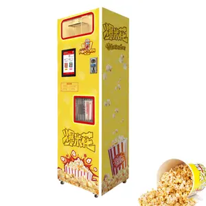 Factory Hot Sale Automatic White Popcorn Making Vending Machines Equipment Manufacturer