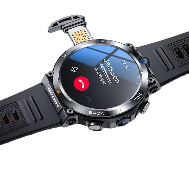 Best Sell H10 Unisex Smart Watch Heart Rate Dual-Camera GPS Fitness Tracking 4G SIM Card IP67 Waterproof Sleep Tracker Email