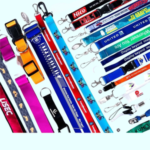 Cordón Personalizado de Poliéster con Logotipo y Texto, Cordón para <span class=keywords><strong>el</strong></span> Cuello con Gancho Metálico y Hebilla de Seguridad para Eventos Corporativos - Product Image 2