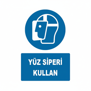 PVC Face Shield Sign for Home Decoration <b>Vinyl</b> Sticker Type - Product Image 2