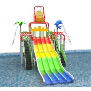 Bán hàng nóng công viên nước thiết bị sợi thủy tinh juegos Para ninos hồ bơi Slide cho trẻ em và người lớn