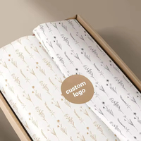 Papier de soie en rouleau écologique résistant à la graisse avec impression de logo personnalisé