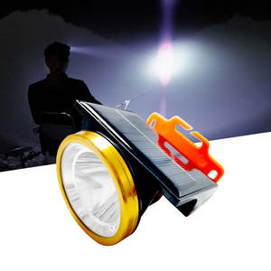 Lampe frontale <span class=keywords><strong>LED</strong></span> Helius à énergie <span class=keywords><strong>solaire</strong></span> pour l'extérieur, lampe de mine, lampe de pêche nocturne, longue portée, ultra-lumineuse, montée sur la tête - Product Image 2